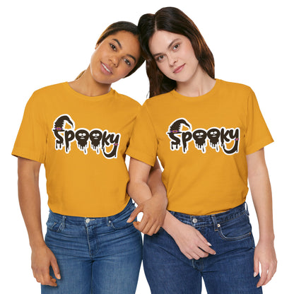Spooky Halloween T-Shirt, Graphic Tee, Ghoulish Fun Apparel, Perfect for Halloween Parties, Costume Events, Trick or Treat