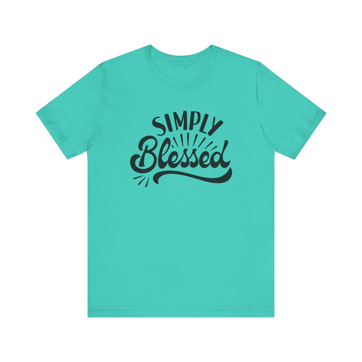 Simply Blessed Jersey Tee - Comfortable & Meaningful T-Shirt for Everyday Wear