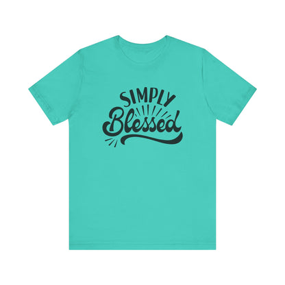 Simply Blessed Jersey Tee - Comfortable & Meaningful T-Shirt for Everyday Wear