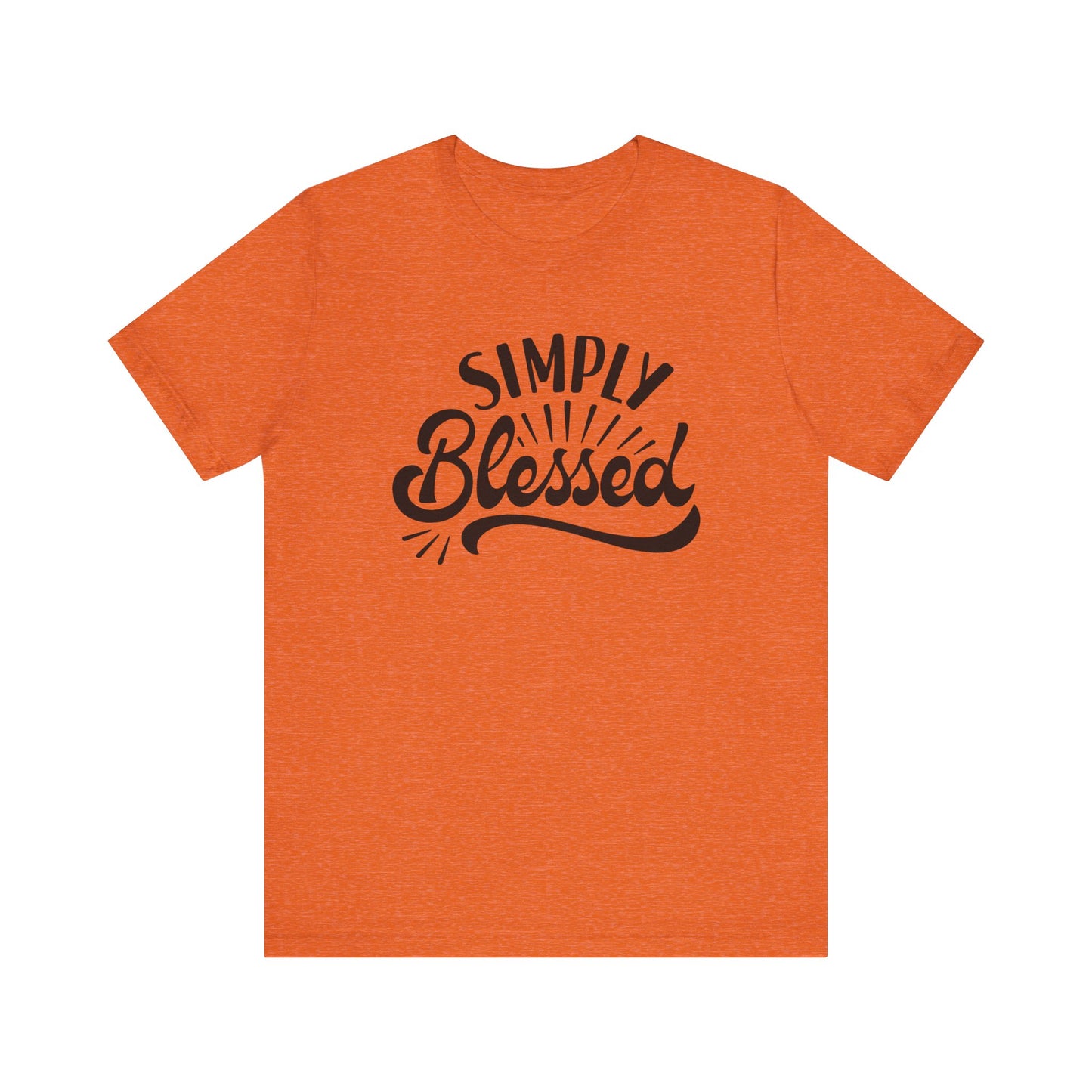Simply Blessed Jersey Tee - Comfortable & Meaningful T-Shirt for Everyday Wear