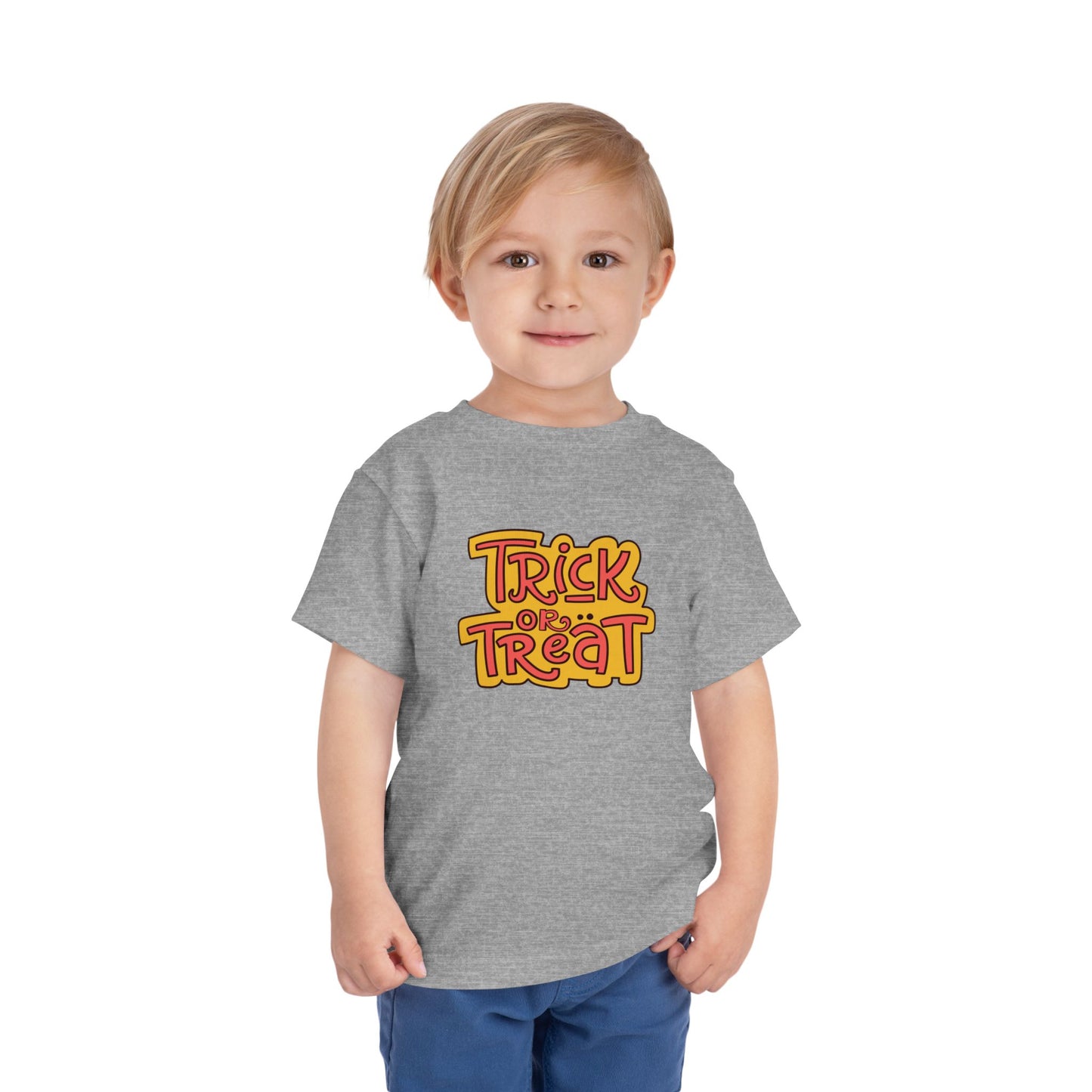 Toddler Halloween Tee, Trick or Treat Shirt, Kids Halloween Outfit, Toddler Short Sleeve Top, Fall Festivity Shirt, Costume Alternative