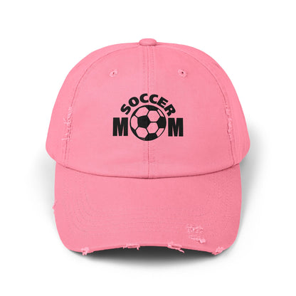Soccer Mom Distressed Cap - Perfect Gift for Sports Moms