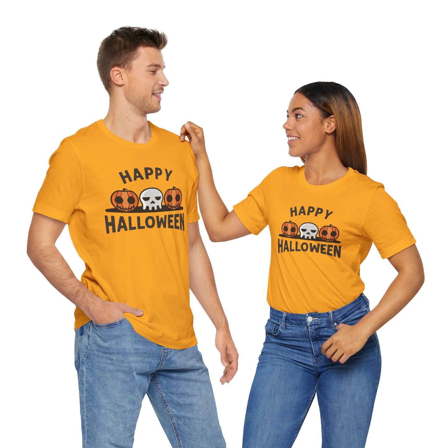 Happy Halloween Tee, Spooky Shirt, Halloween Costume, Fall Apparel, Gift for Halloween Lovers