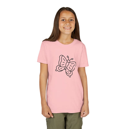 Youth Butterfly Graphic Tee - Fun & Whimsical Kids Shirt
