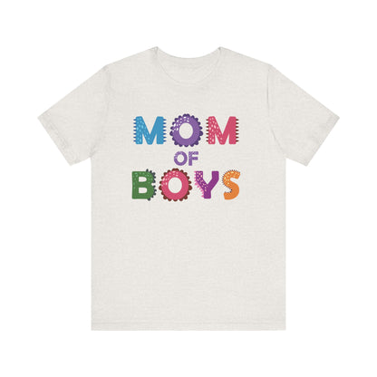 Mom of Boys T-Shirt – Fun & Colorful Tee for Proud Mothers