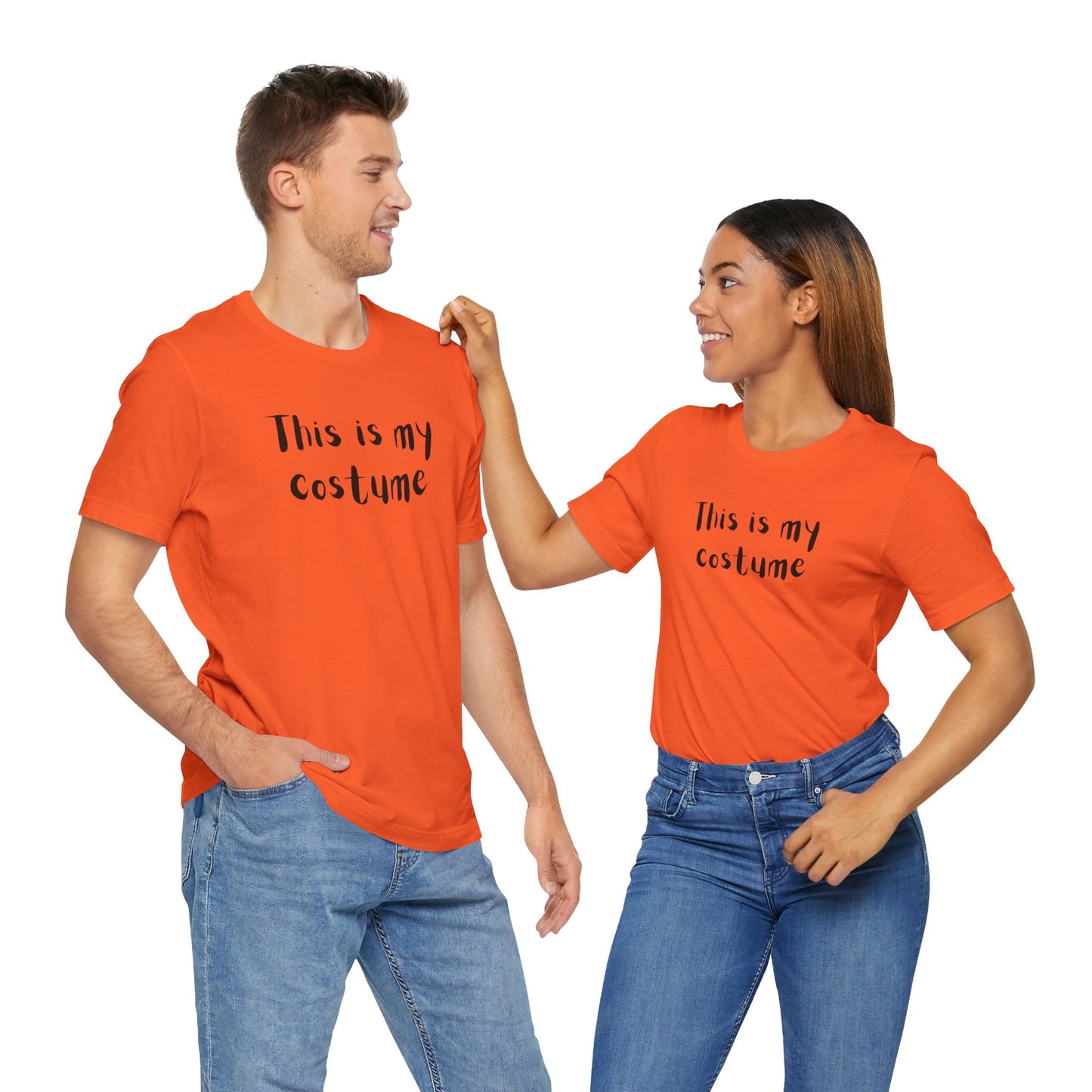 Halloween Costume Tee, Funny Halloween Shirt, Short Sleeve Tee, Spooky Season Apparel, Casual Costume Top, Festive Gift Idea
