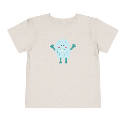 Cute Monster Toddler Short Sleeve Tee - Adorable Playful Shirt for Kids