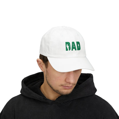 Fishing Dad Cap - Stylish White Hat for Fathers Who Love Fishing
