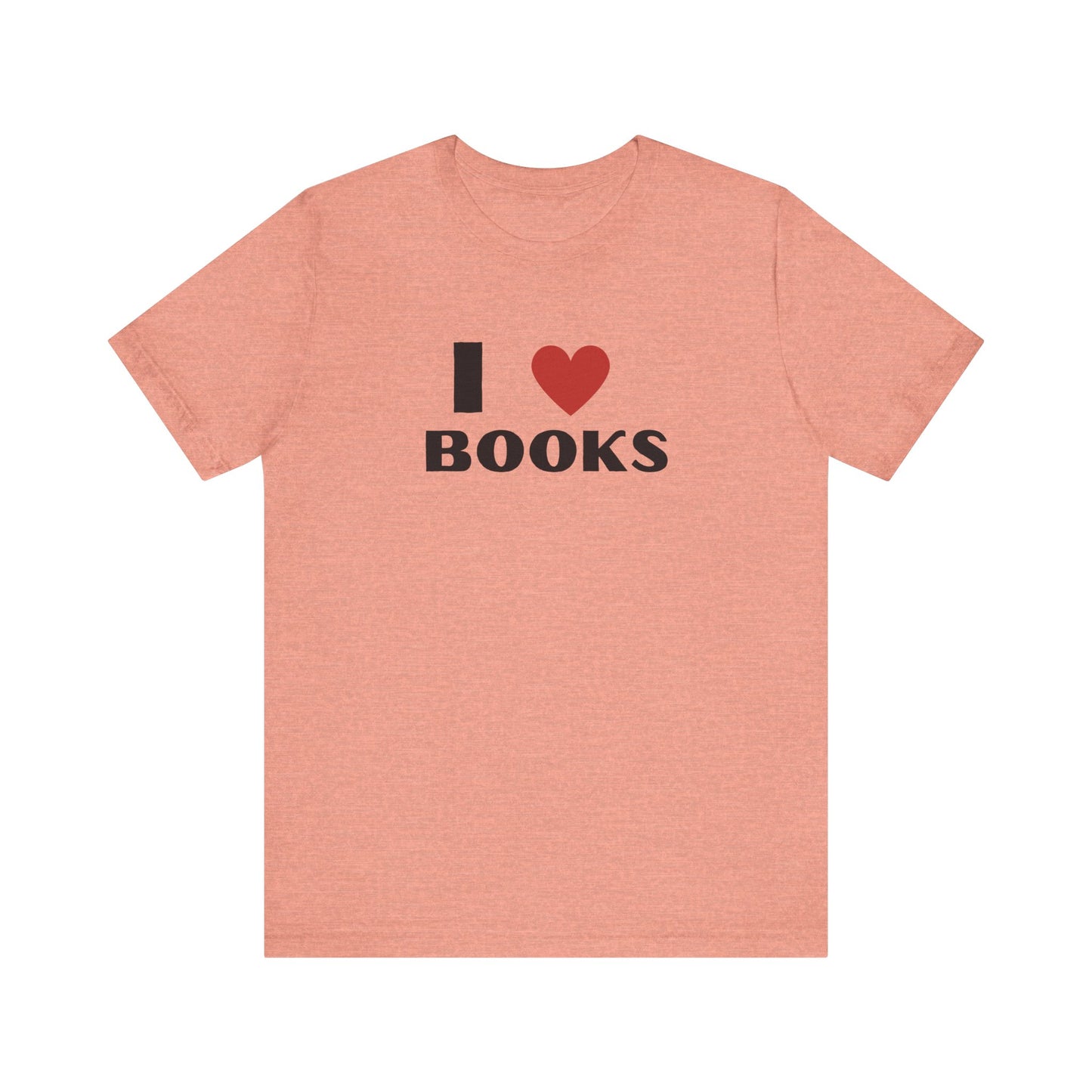 I ❤️ Books Unisex Jersey Tee - Perfect Gift for Book Lovers