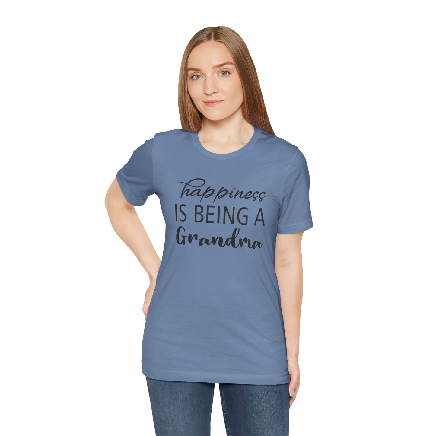Happiness is Being a Grandma T-Shirt |Jersey Tee