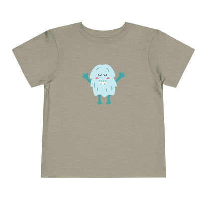 Cute Monster Toddler Short Sleeve Tee - Adorable Playful Shirt for Kids