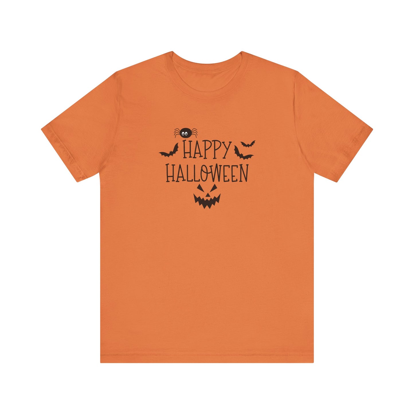 Happy Halloween Tee, Spooky T-Shirt for Fall, Halloween Party Attire, Trick or Treat Shirt, Casual Halloween Outfit