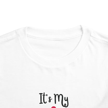 Birthday Party Toddler Tee - "It's My Birthday!"