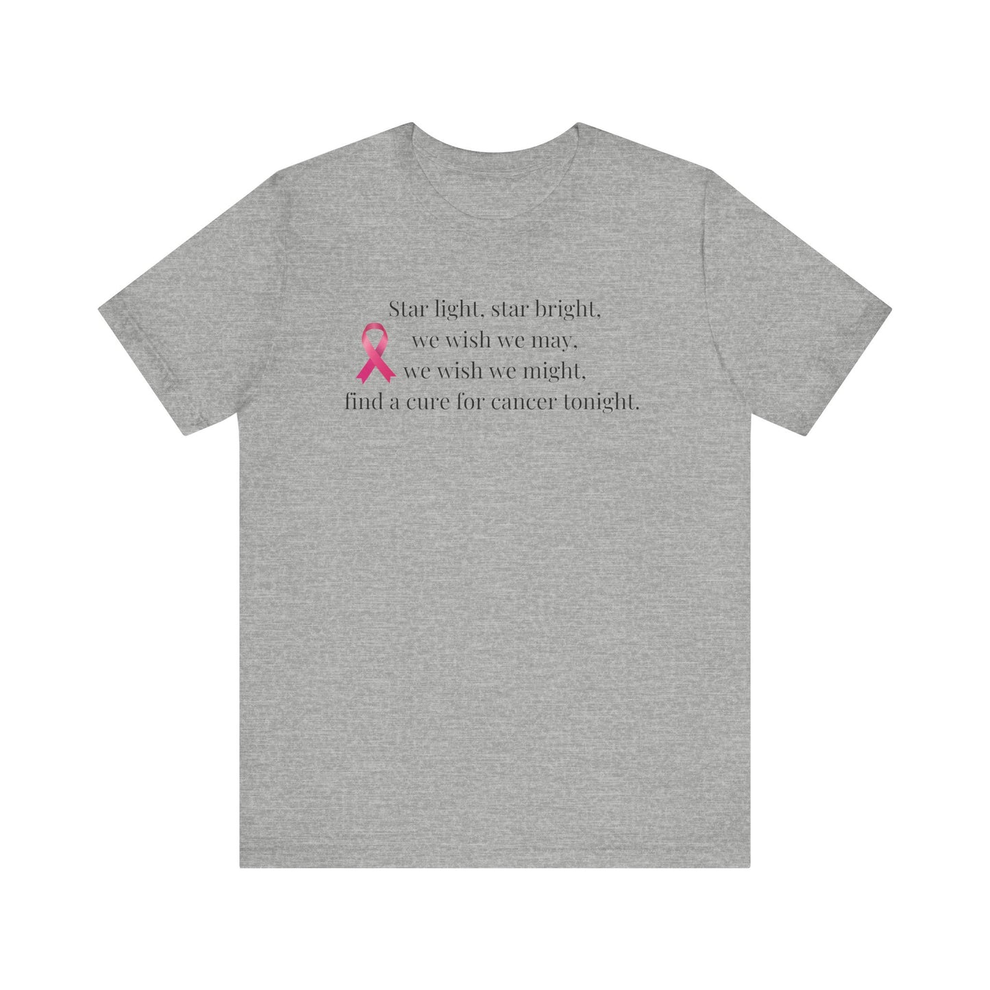 Find a Cure Cancer Awareness Tee - Short Sleeve Shirt (The Mary Beth)
