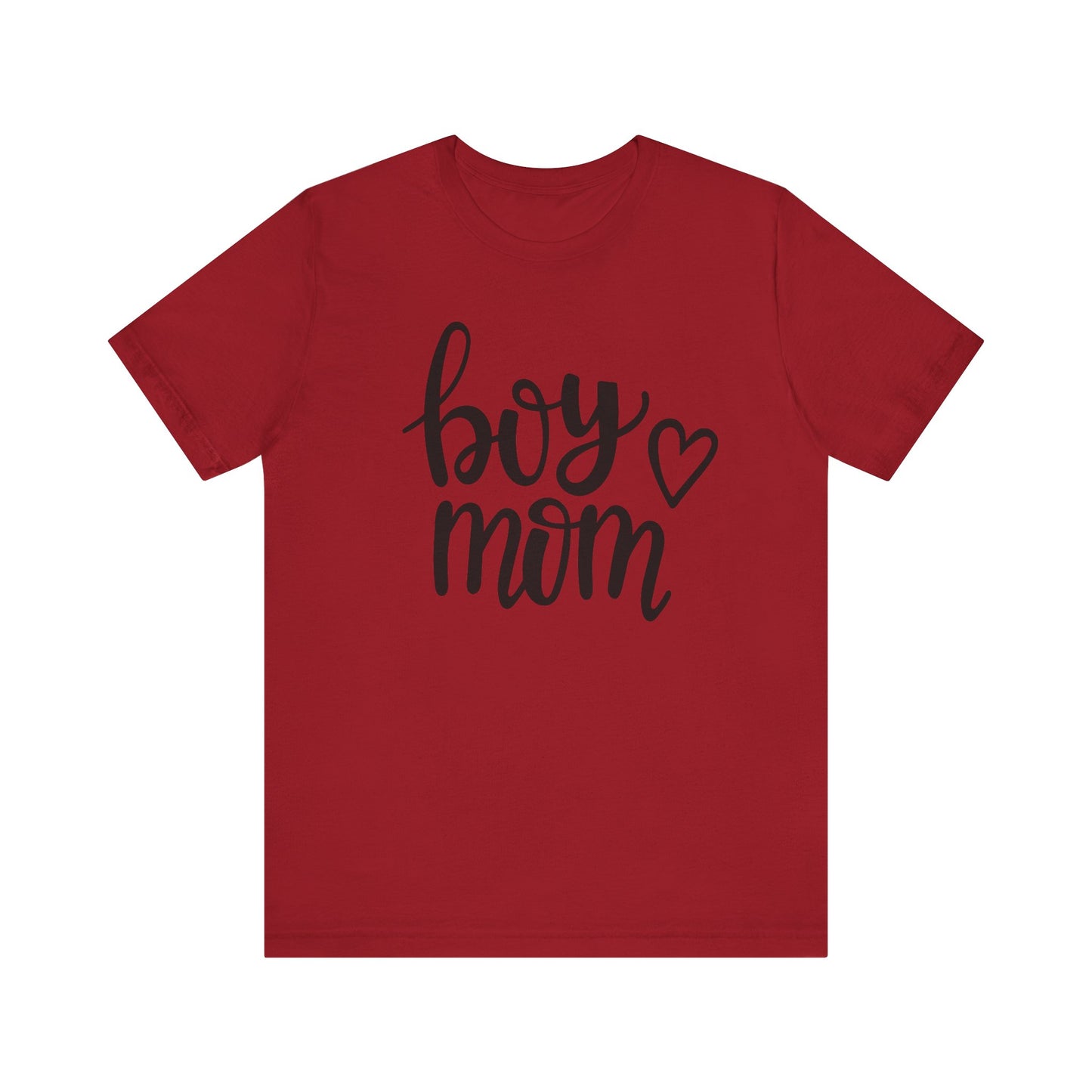 Boy Mom Graphic Tee -Jersey Short Sleeve T-Shirt