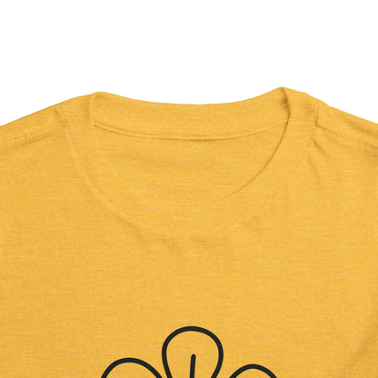 Happy Flower Toddler Short Sleeve Tee - Cute & Comfortable Kids T-Shirt