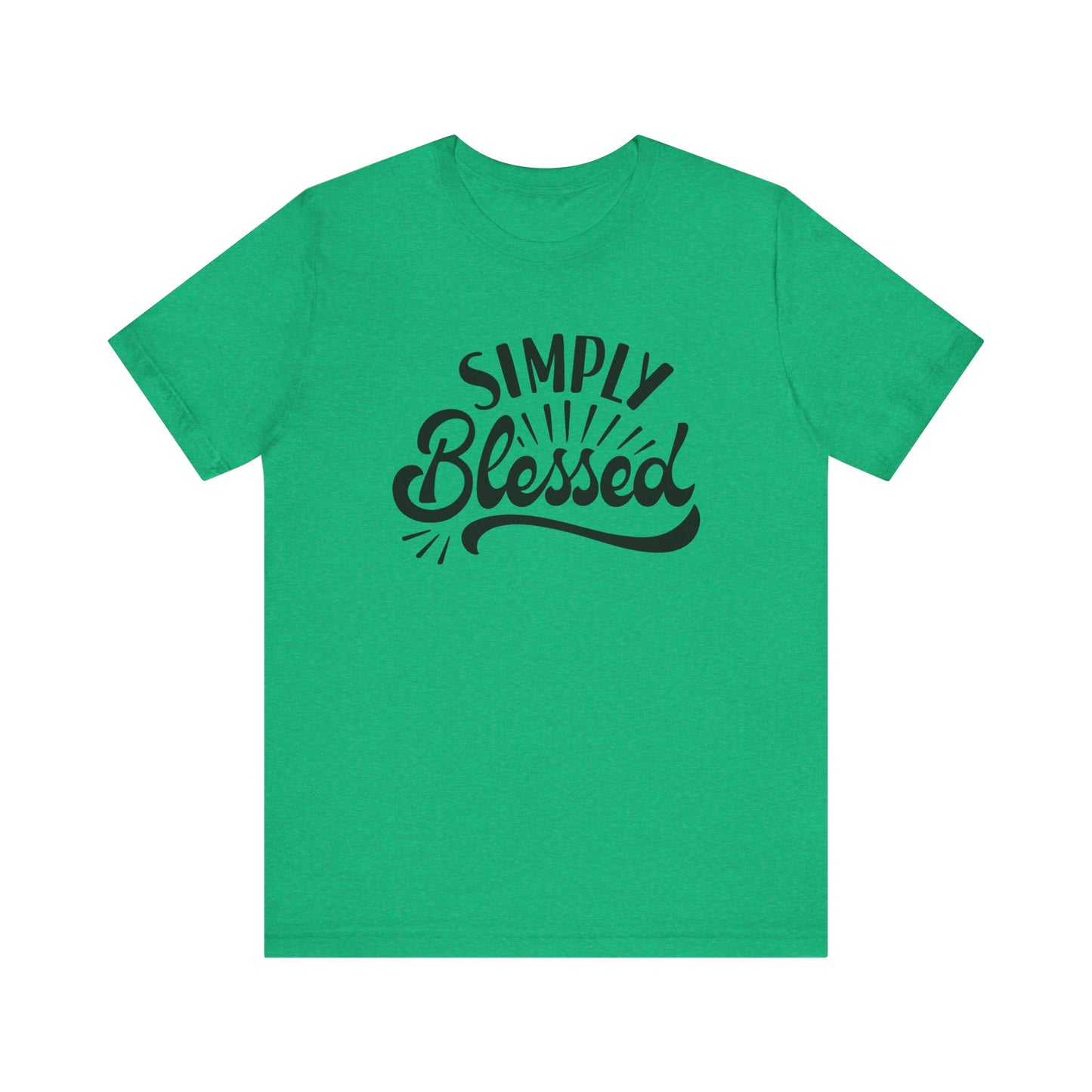 Simply Blessed Jersey Tee - Comfortable & Meaningful T-Shirt for Everyday Wear