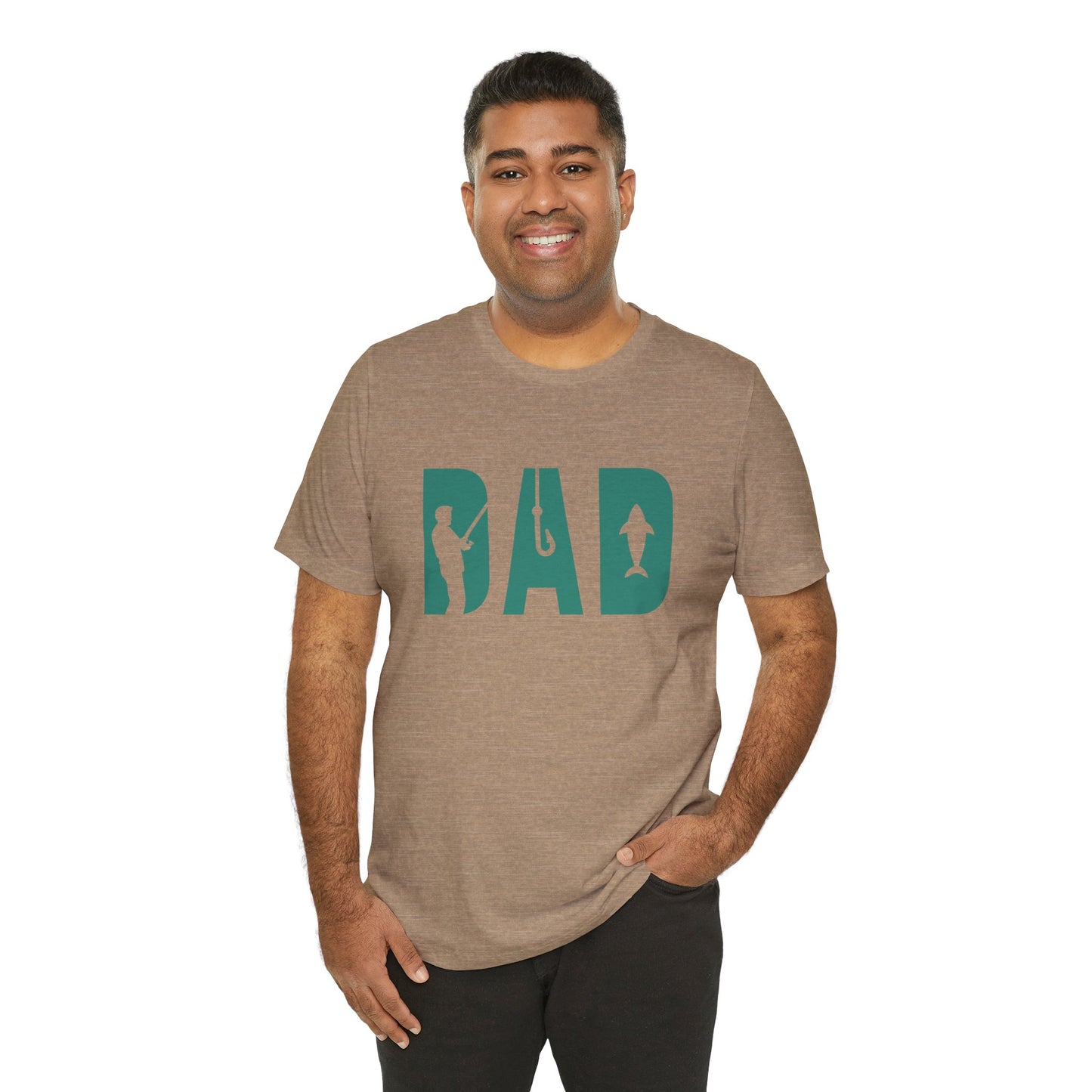 Fishing Dad Jersey Tee - Perfect Gift for Father's Day and Outdoor Lovers