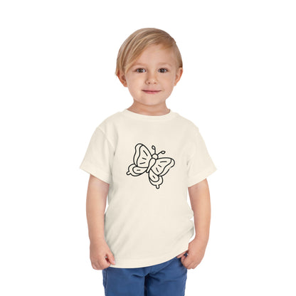 Butterfly Toddler Tee - Cute Kids Short Sleeve Shirt for Playtime and Gifts