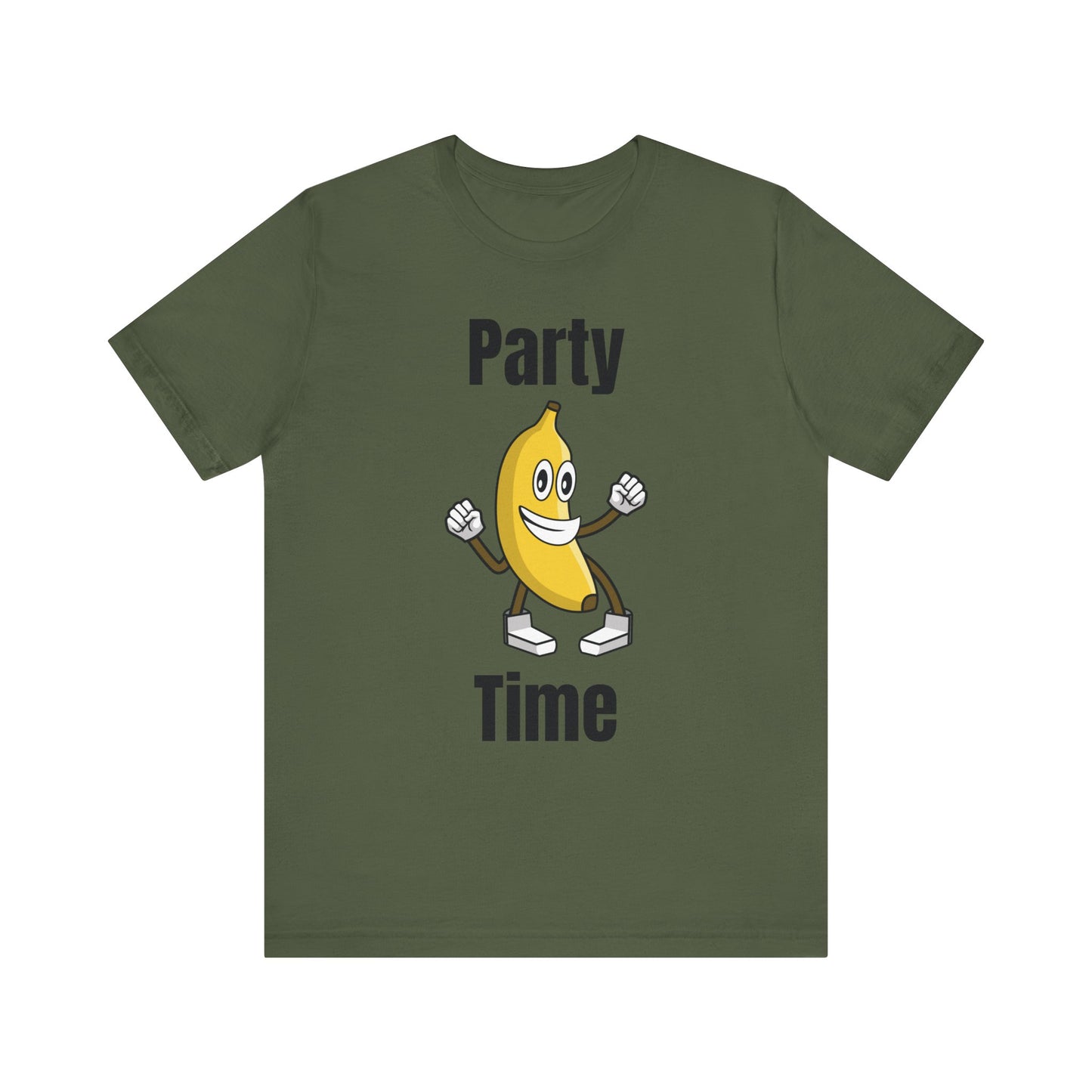 Party Time Banana T-Shirt - Fun Unisex Jersey Tee for Celebrations