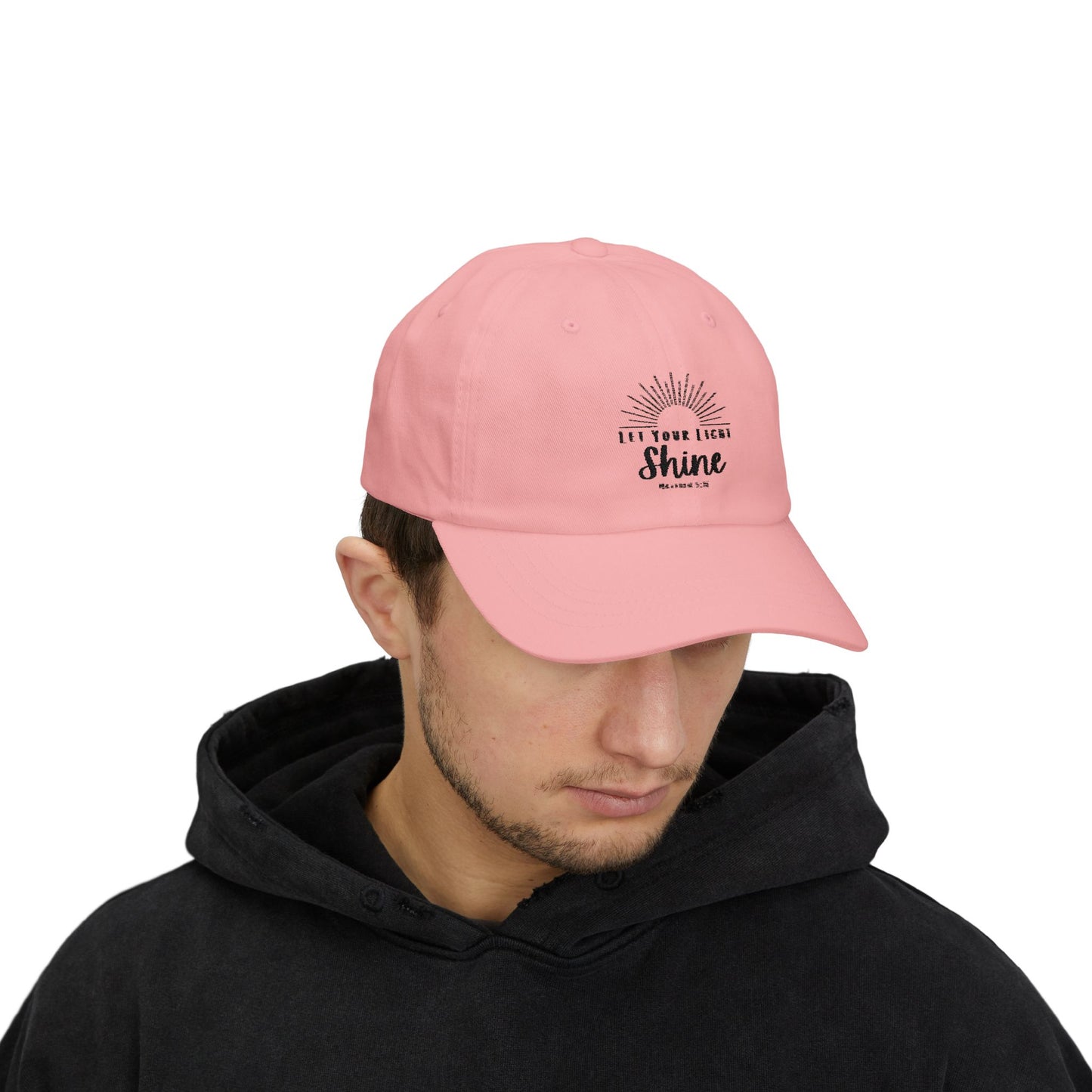 Inspirational Classic Dad Cap - "Let Your Light Shine"