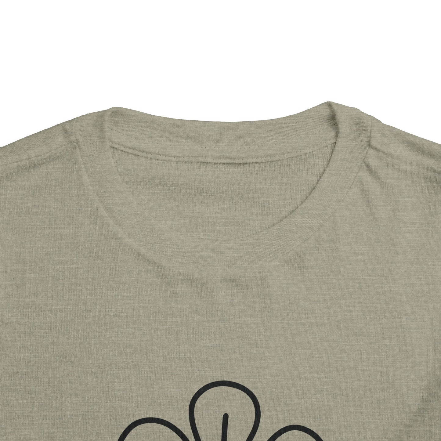Happy Flower Toddler Short Sleeve Tee - Cute & Comfortable Kids T-Shirt