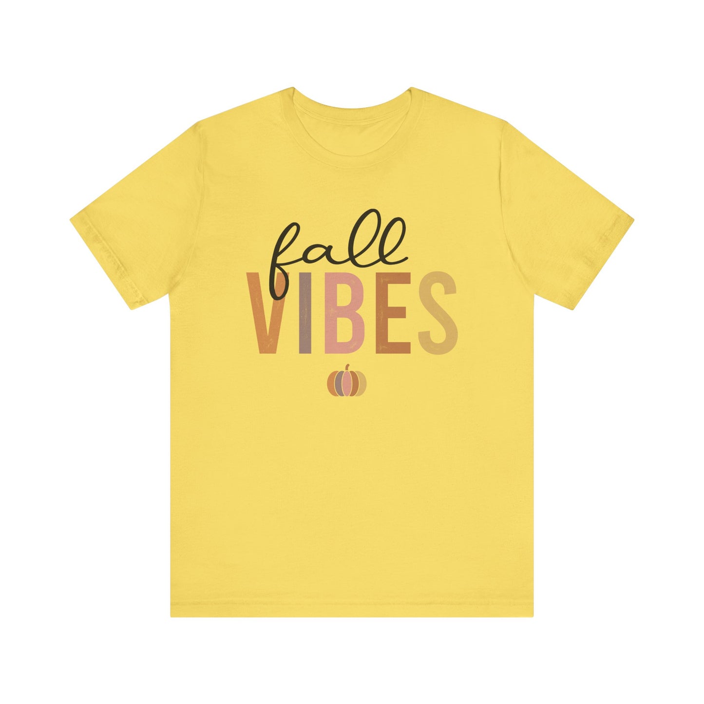 Fall Vibes Tee, Autumn T-Shirt, Seasonal Graphic Tee, Thanksgiving Outfit, Cozy Casual Wear, Pumpkin Spice Shirt