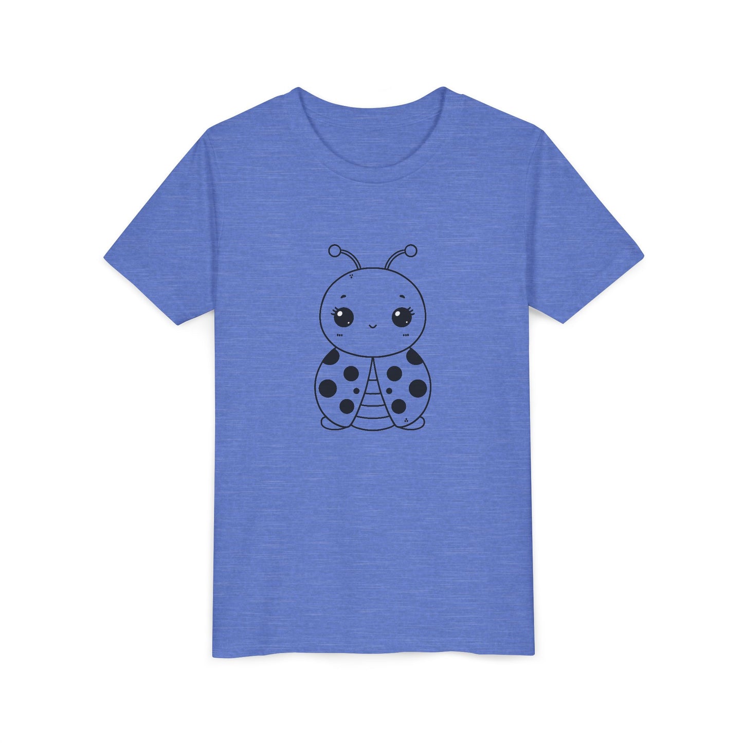Cute Ladybug Youth Short Sleeve Tee - Perfect for Kids' Playtime!