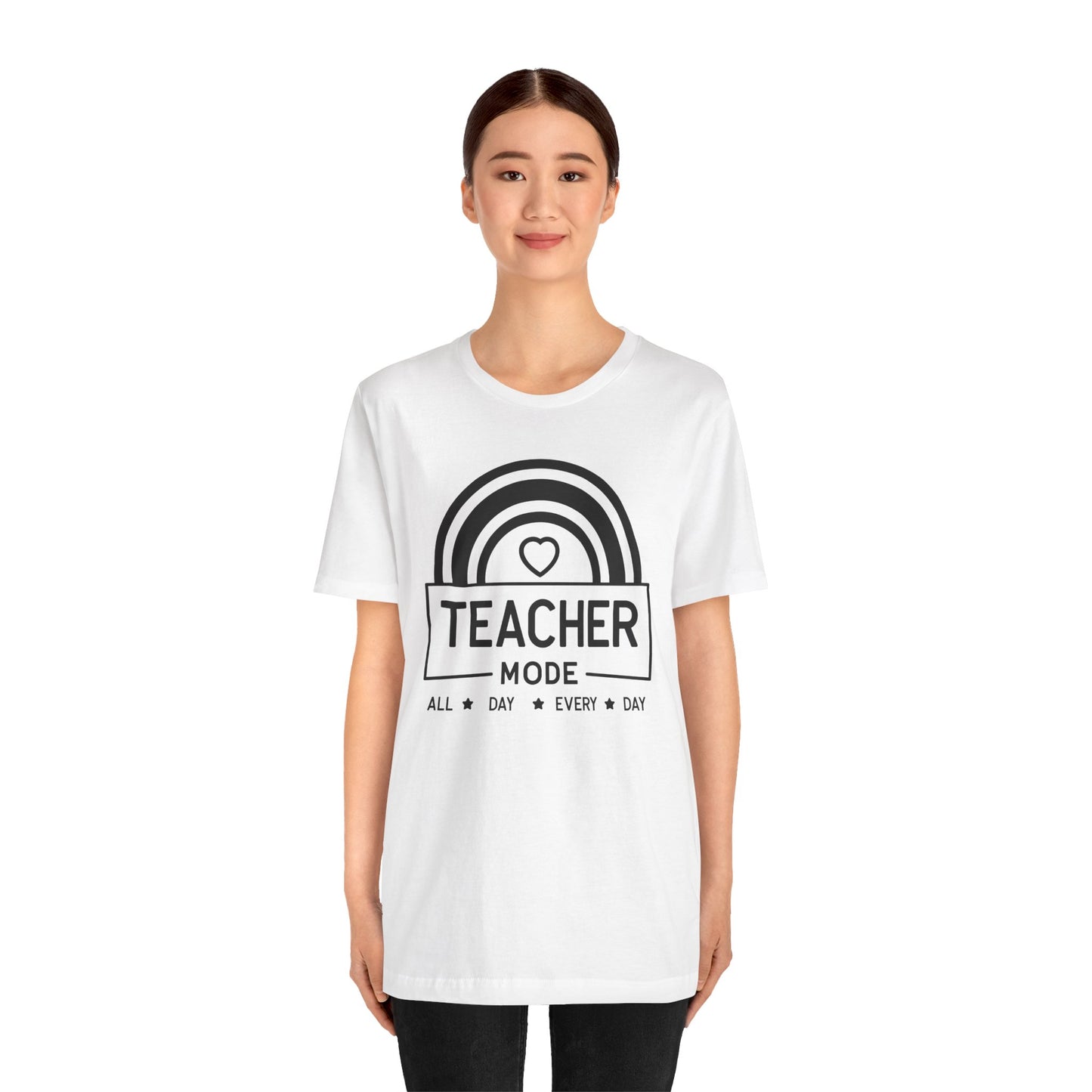 Teacher Mode Unisex Jersey Short Sleeve Tee - All Day Every Day