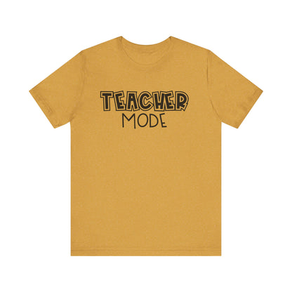 Teacher Mode Unisex Jersey Tee - Perfect Gift for Educators