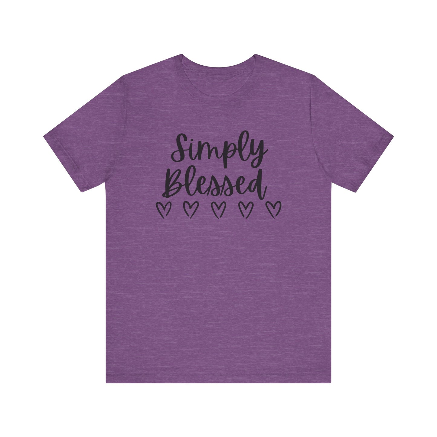 Simply Blessed T-Shirt - Soft Short Sleeve Tee for Everyday Wear
