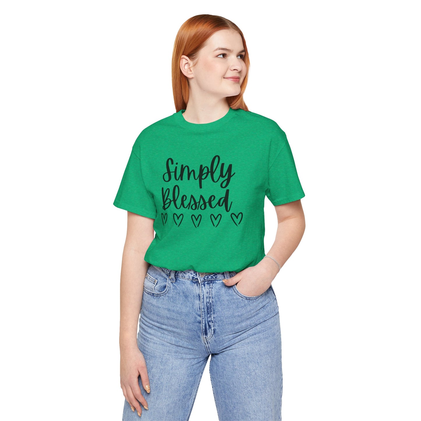 Simply Blessed T-Shirt - Soft Short Sleeve Tee for Everyday Wear