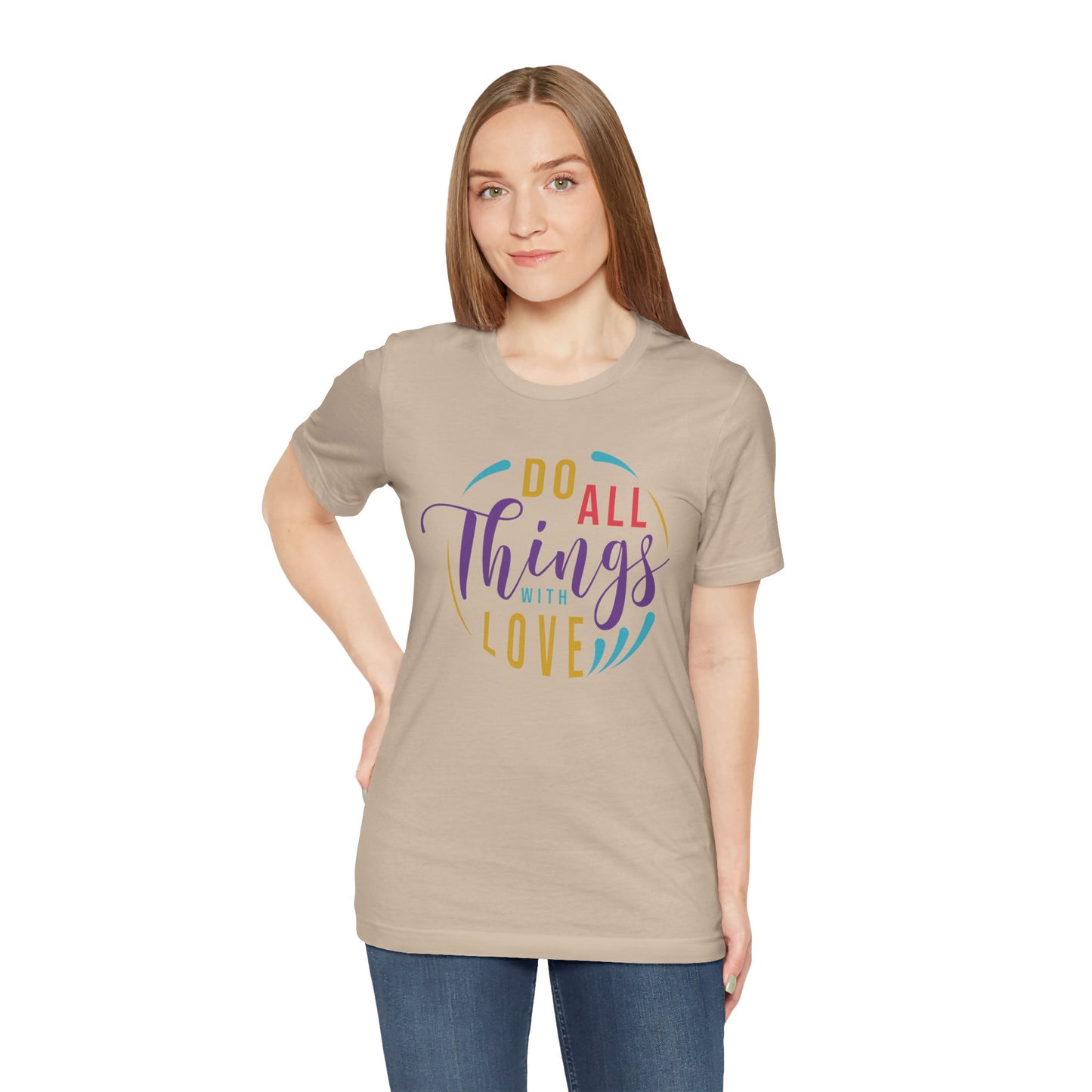 Inspirational Love Quote Tee - Jersey Short Sleeve T-Shirt