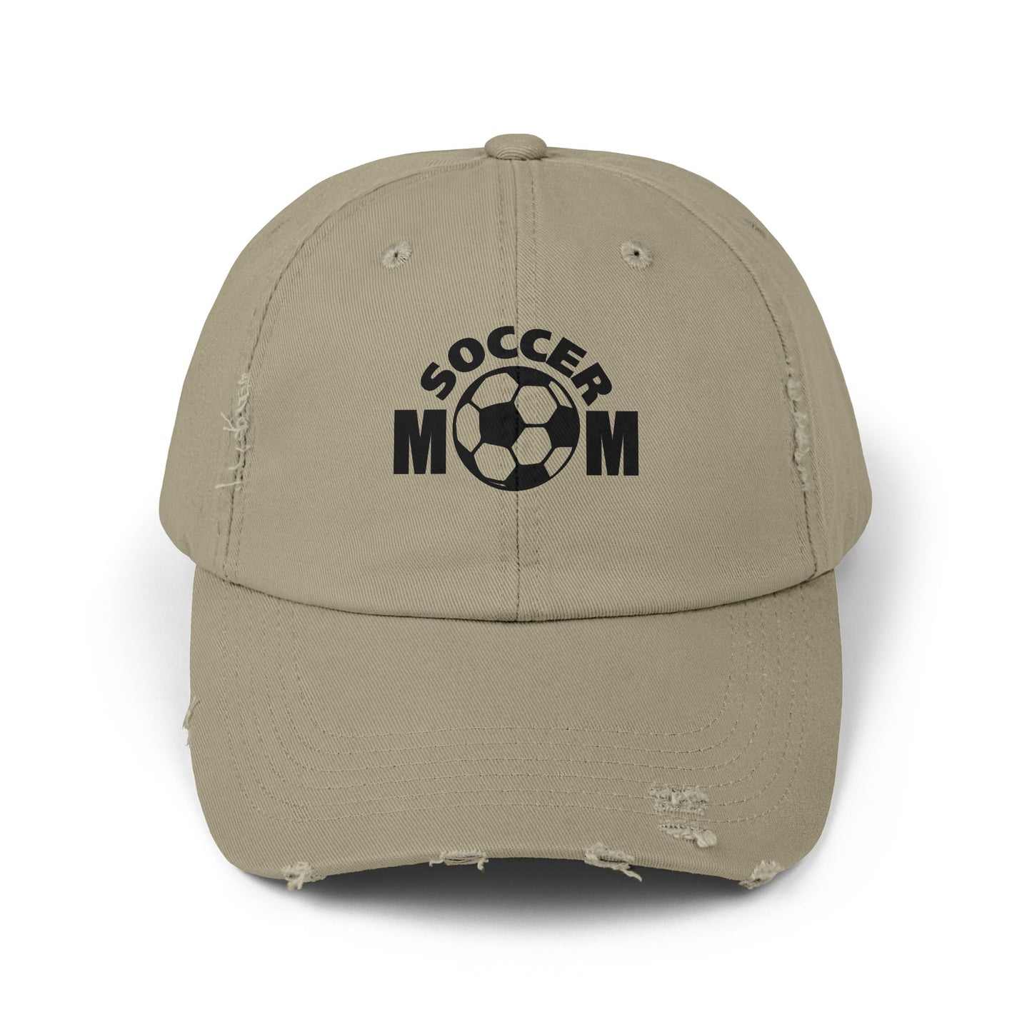 Soccer Mom Distressed Cap - Perfect Gift for Sports Moms