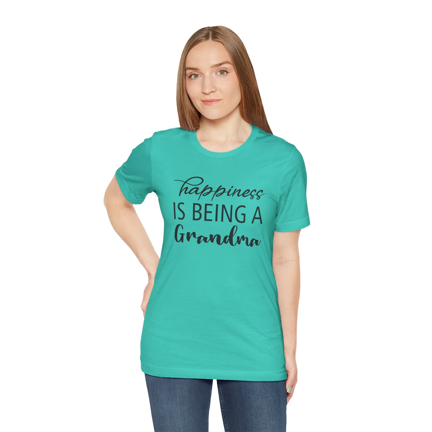 Happiness is Being a Grandma T-Shirt |Jersey Tee