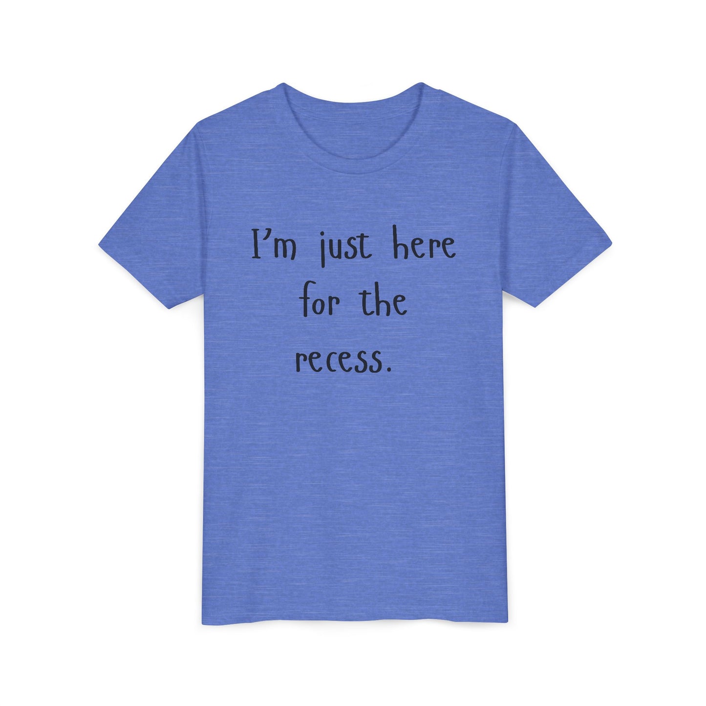 Youth Casual Tee, Fun T-Shirt for Kids, Graphic Shirt for Recess, Boys and Girls Summer Top, Ideal Back-to-School Gift