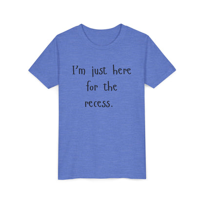 Youth Casual Tee, Fun T-Shirt for Kids, Graphic Shirt for Recess, Boys and Girls Summer Top, Ideal Back-to-School Gift