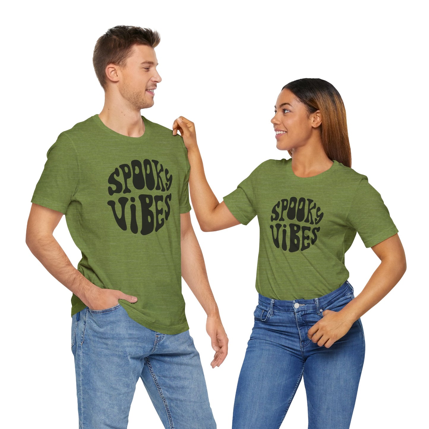 Spooky Vibes Tee - Perfect for Halloween, Casual Wear, Gift, Festival, or Everyday Style
