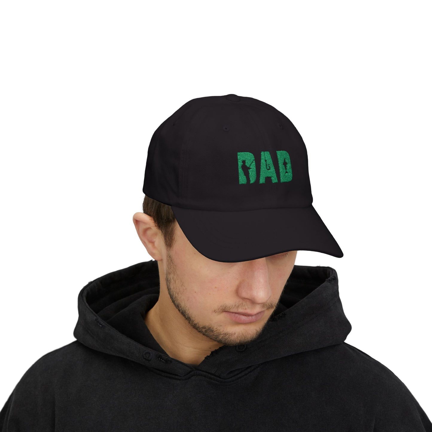 Fishing Dad Cap - Stylish White Hat for Fathers Who Love Fishing