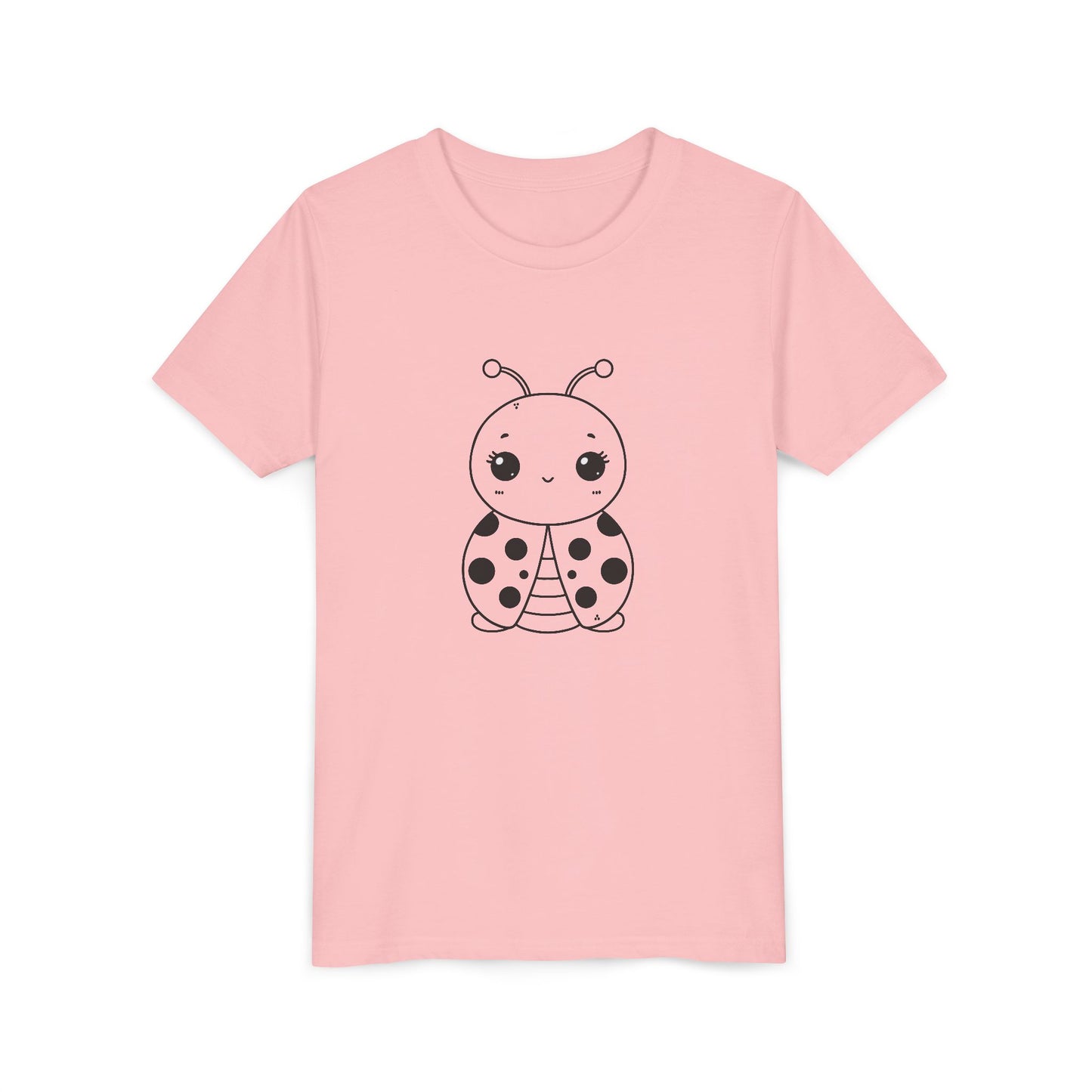 Cute Ladybug Youth Short Sleeve Tee - Perfect for Kids' Playtime!
