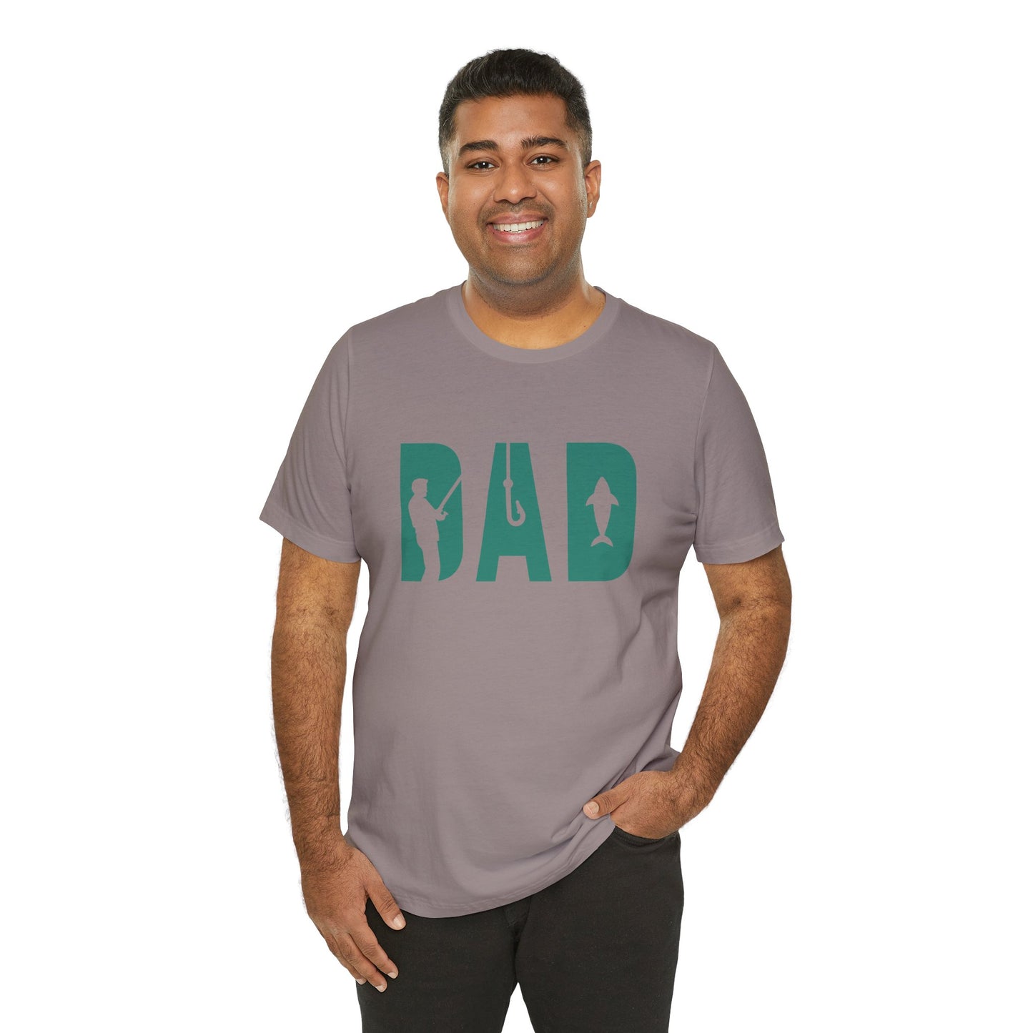 Fishing Dad Jersey Tee - Perfect Gift for Father's Day and Outdoor Lovers
