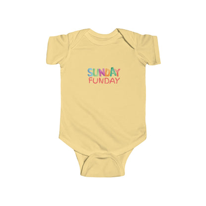 Sunday Funday Infant Bodysuit – Cute Baby Onesie for Playtime and Celebrations