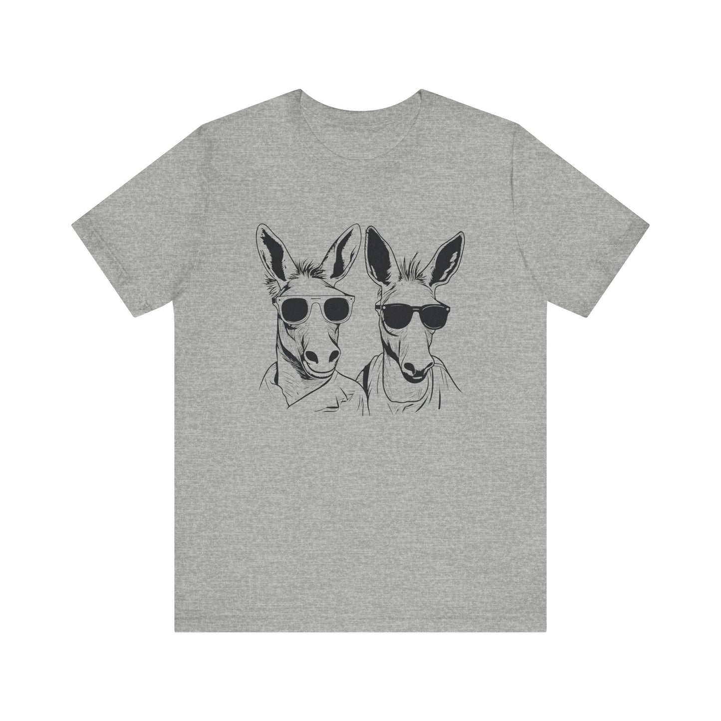 Cool Kangaroo Sunglasses Unisex Tee - Fun & Casual Style for Animal Lovers