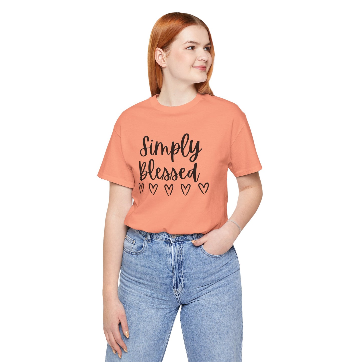 Simply Blessed T-Shirt - Soft Short Sleeve Tee for Everyday Wear