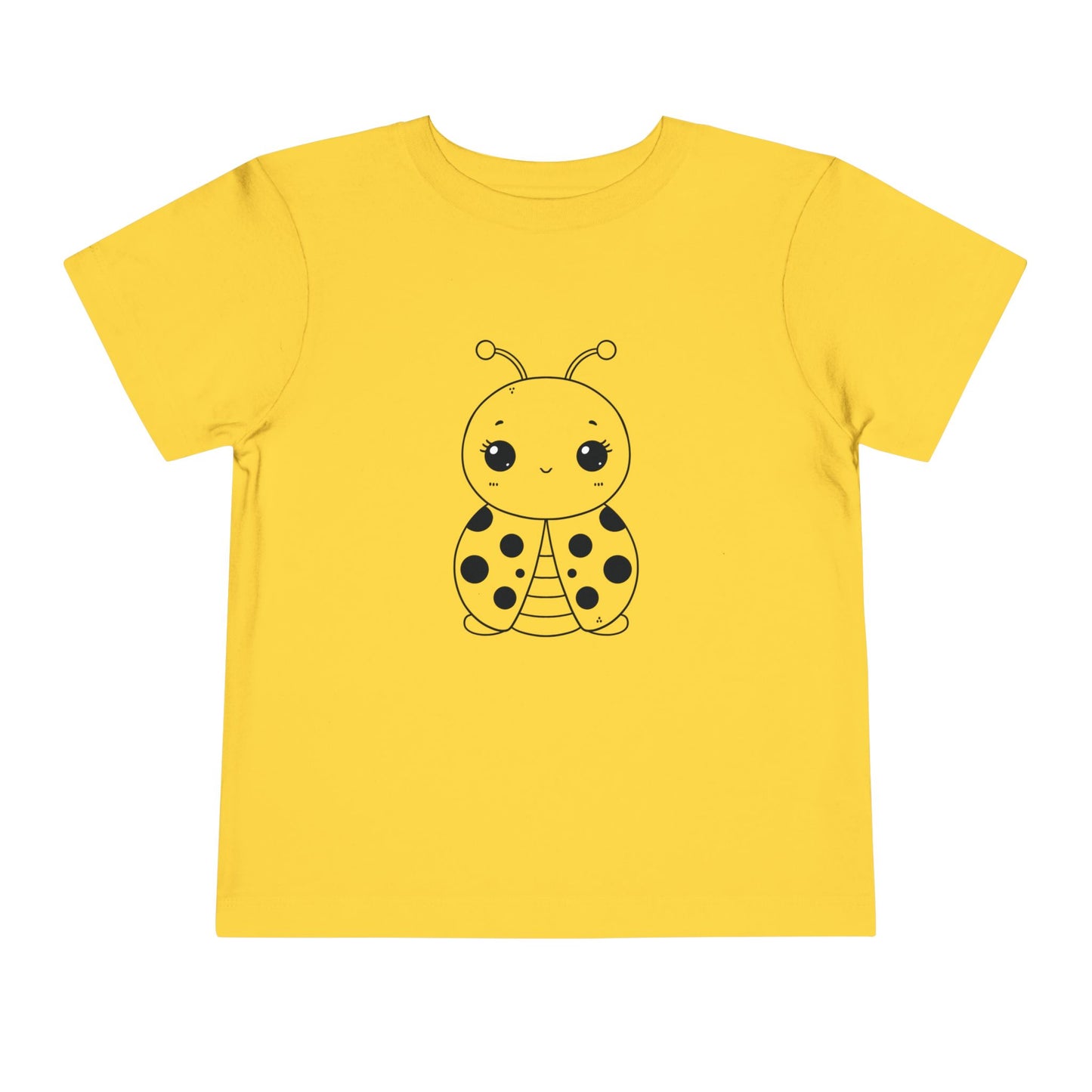 Cute Ladybug Toddler Tee - Fun and Playful Short Sleeve Shirt for Kids