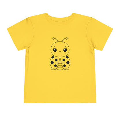 Cute Ladybug Toddler Tee - Fun and Playful Short Sleeve Shirt for Kids