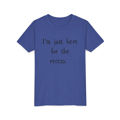 Youth Casual Tee, Fun T-Shirt for Kids, Graphic Shirt for Recess, Boys and Girls Summer Top, Ideal Back-to-School Gift