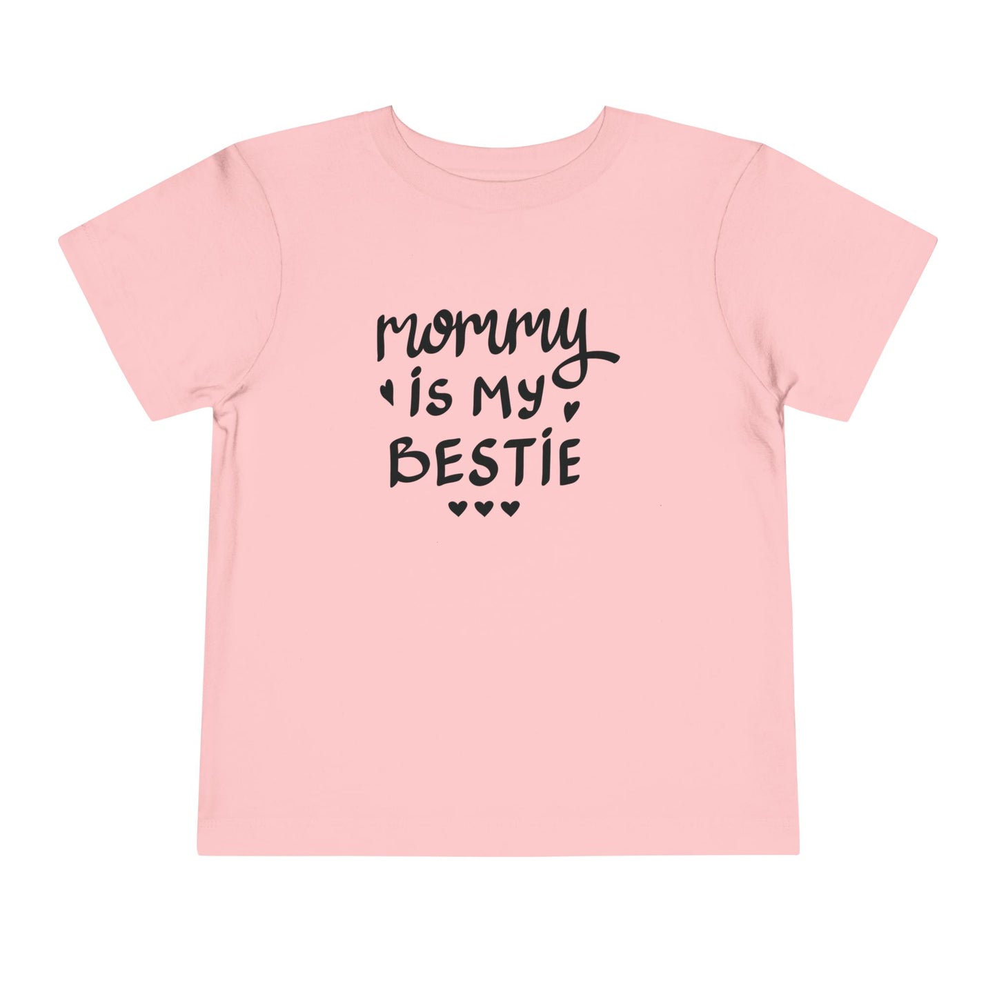 Mommy's Bestie Toddler Tee - Cute Short Sleeve T-Shirt for Little Ones