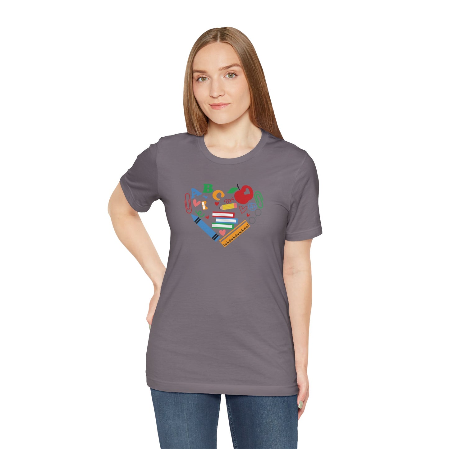 Creative Love Jersey Tee - Perfect for Teachers and Art Lovers