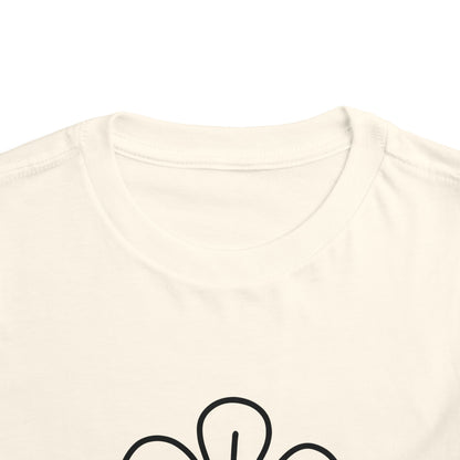Happy Flower Toddler Short Sleeve Tee - Cute & Comfortable Kids T-Shirt